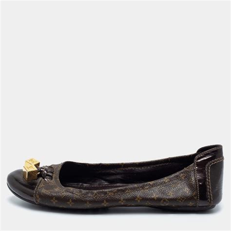 louis vuitton deep sea flat ballerina